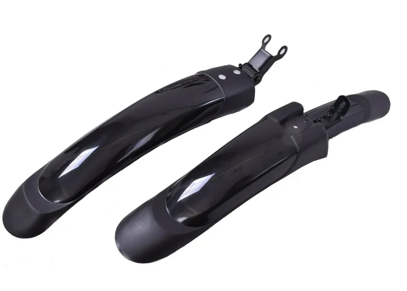 Mountain Bike Suspension Mudguard Set Black -1